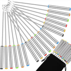 Fondue Fork with Heat Resistanthandle for Cheese Chocolate Toasted