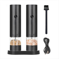 Electric Salt and Pepper Grinder Set Automatic Mill for Kitchen