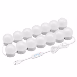LED Vanity Mirror Lights with 14 Dimmable Bulbs,for Makeup Desk