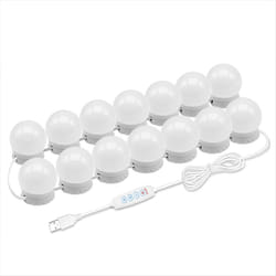 LED Vanity Mirror Lights with 14 Dimmable Bulbs,for Makeup Desk