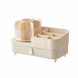 Cosmetic Storage Box Jewelry Storage Rack Dresser Rotating Rack