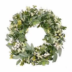 Eucalyptus Wreaths for Front Door Window Wall