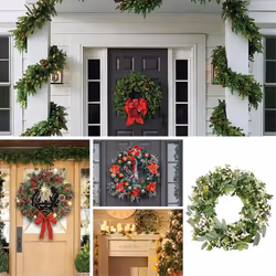 Eucalyptus Wreaths for Front Door Window Wall