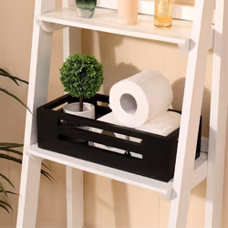 Black Decor Box Bathroom Toilet Tank Basket Topper