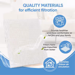 HFT600 5 Pack Humidifier Wicking Filter T Replcement