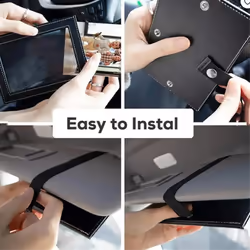 Car Visor Photo Frame PU Leather Car Visor Photo Frame Decoration B