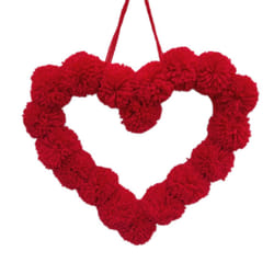 Love Valentine'S Day Fur Ball Garland Plush Love Decoration A
