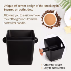 Espresso Knock Box Shock Absorbing Non Slip Knock Box Espresso