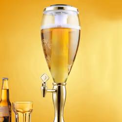 Single Draft Beer Drinking Machine 2L-Commercial Luminous Beer Tower
