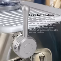 Steam Lever Upgrade for Sage/ 870/878 Coffee Machines,Silver