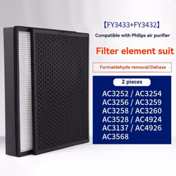 Hepa Filter Replac Air Purifier HEPA and Activated Carbon Filter