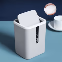 Mini Small Waste Bin Desktop Garbage Basket Home