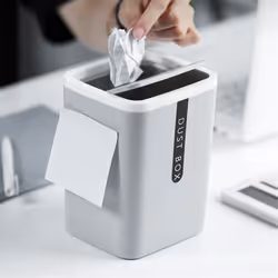 Mini Small Waste Bin Desktop Garbage Basket Home