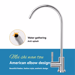 1/4inch Kitchen Sink Faucet Tap Chrome Reverse Osmosis Drinking Water