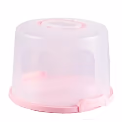 Home Cake Box Dust Proof Plastic Pastry Storage Boxes Carrier