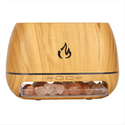 Salt Stone Aroma Air Humidifier Flame Colored Light Night Light A