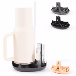 2pcs Drain Ice Cup Drying Rack Bottle Glass Drain Rack Black