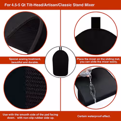 2pcs for Pad Rubber Anti-Slip Pad Sliding Machine Pad