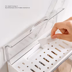 Large Capacity Draining Tableware Storage Container Organizer B