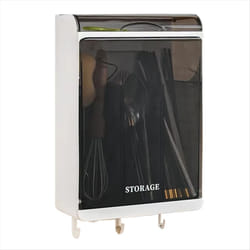 Large Capacity Draining Tableware Storage Container Organizer A