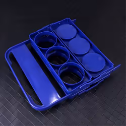Reusable Plastic Wine & Beer Rack, Ideal for Picnics and Parties B