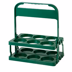 Reusable Plastic Wine & Beer Rack, Ideal for Picnics and Parties A