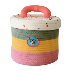 Woven Storage Basket Living Room Desktop Sundries Storage Basket A