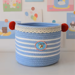 Woven Storage Basket Living Room Desktop Sundries Storage Basket A
