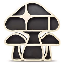 Mushroom-Shaped Shelf Multi-Layer Storage Rack Wall Decoration