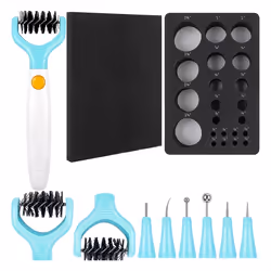 Paper Sculpting Tool Kit&Die Brush for Card Making Paper Blossom Tool