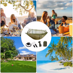 Camping Hammock with Net 2 Person Hammock with Net Mesh