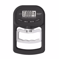Hand Dynamometer Grip Strength Trainer 265 Lbs/120Kgs,Black&White