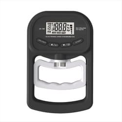 Hand Dynamometer Grip Strength Trainer 265 Lbs/120Kgs,Black&White