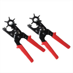 Belt Hole Puncher Leather Hole Punch Eyelet Tool 6 Round Holes