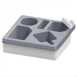 Sofa Cup Holder Tray Car Back Seat Cup Holder Snack Storage Box Gray