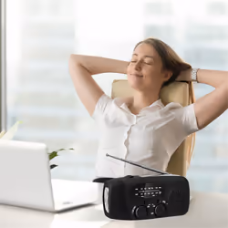 AM/FM Emergency Weather Radio Hand Crank Solar Weather Radio