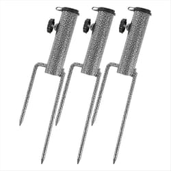 3PCS Heavy-Duty Adjustable Spiral Ground Anchor Umbrella Holder