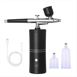 New Airbrush KIT Cordless Rechargeable Compressor Airbrush Set