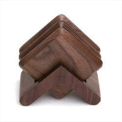 Black Walnut Wooden Coasters, Tea Cup Mat & Coffee Insulation Pad
