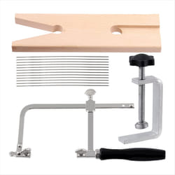 3 in 1 Jeweler Saw Kit Includes V-Slot Bench Pin Clamp, Adjustable