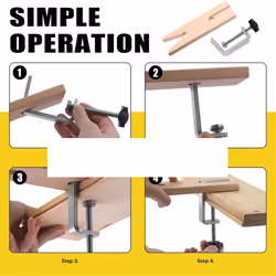 3 in 1 Jeweler Saw Kit Includes V-Slot Bench Pin Clamp, Adjustable