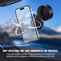 Electric Vacuum Magnetic Suction Car Phone Mount,