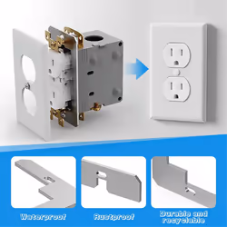 30PCS Receptacle Spacers Shims Leveler Wall Plate Spacer