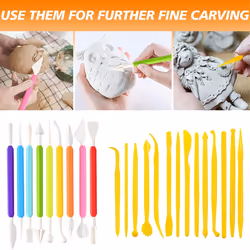 53Piece Clay Tool Kit, Clay Sculpting Tools Pottery Tool Kit