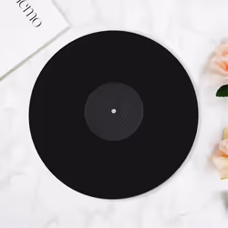 Record Mat Vinyl Turntable Platter Mat for Vinyl Record Players White
