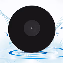 Record Mat Vinyl Turntable Platter Mat for Vinyl Record Players White