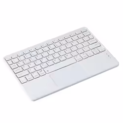 Wireless Keyboard Bluetooth Keyboard for PC Tablet Gaming White