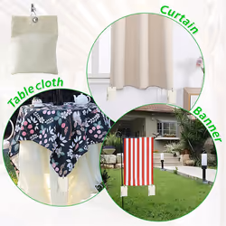 Outdoor Curtain Weights, 15oz Outdoor Curtain Sandbag Weighted Bags
