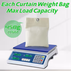 Outdoor Curtain Weights, 15oz Outdoor Curtain Sandbag Weighted Bags
