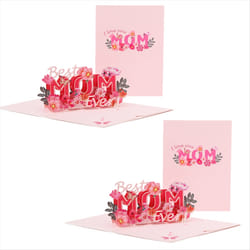 3D Mother's Day card, high-quality, exquisite, female blessing gift.